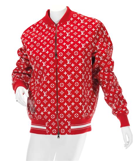 supreme louis vuitton leather jacket replica|Louis Vuitton supreme foulard.